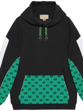 Gucci Mens Monogram Medium Pullover Hoody
